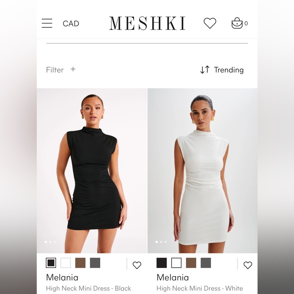 Meshki Melania high neck dress tags off now but never worn